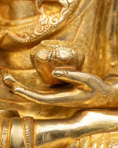 Buddha Shakyamuni Statue | Historical Sangye Meditation Figurine