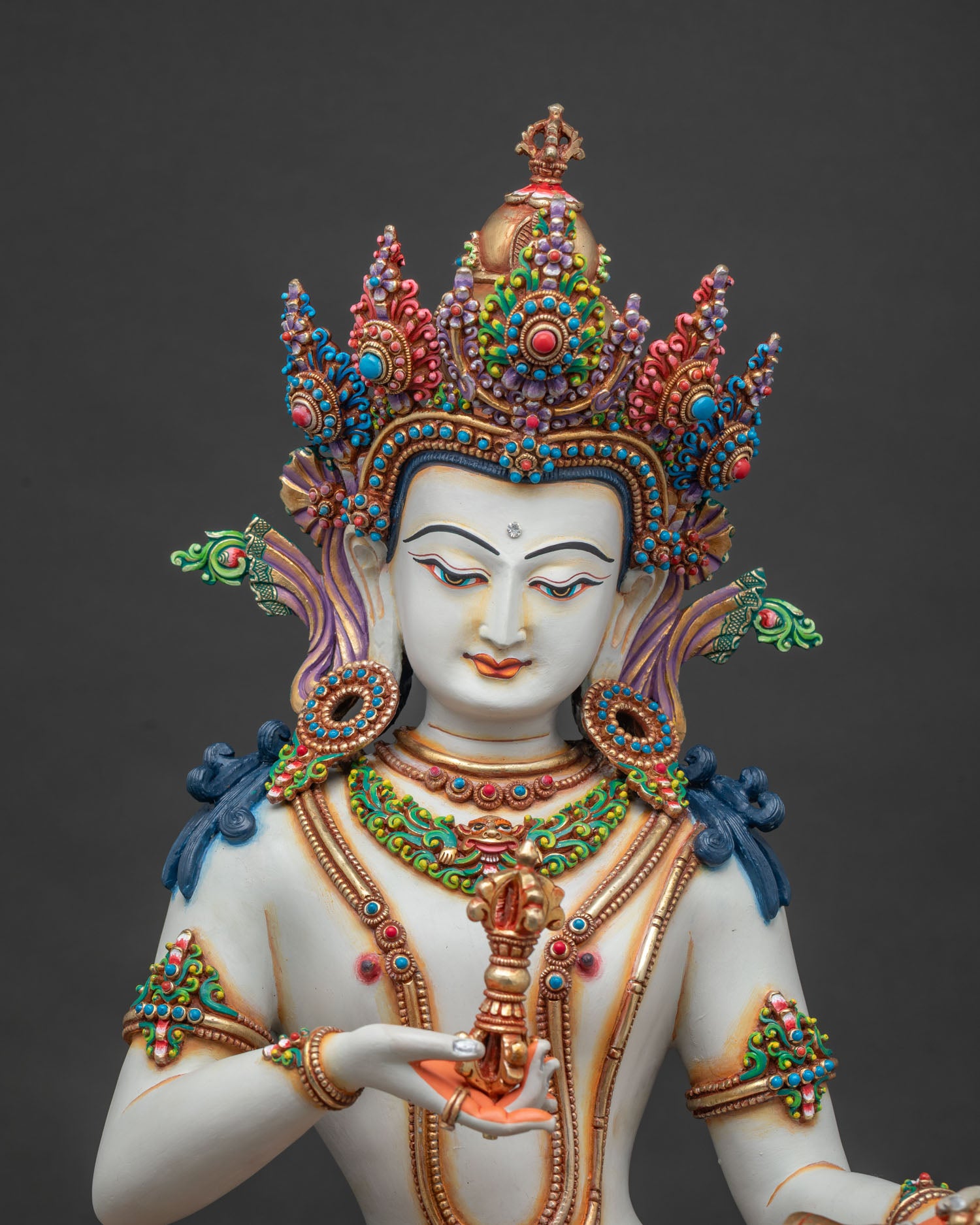 Vajrasattva Sculpture | Buddhist Statue for Purification Practices