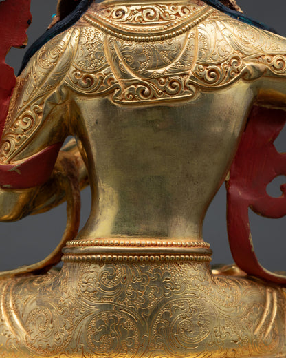 Manjushri Statue from Nepal | Authentic Himalayan Artwork