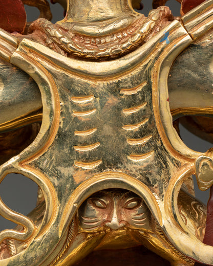 Six Armed Mahakala Copper Statue – Protection and Spiritual Growth