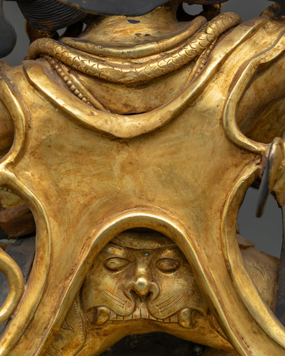 Four Arm Mahakala Statue