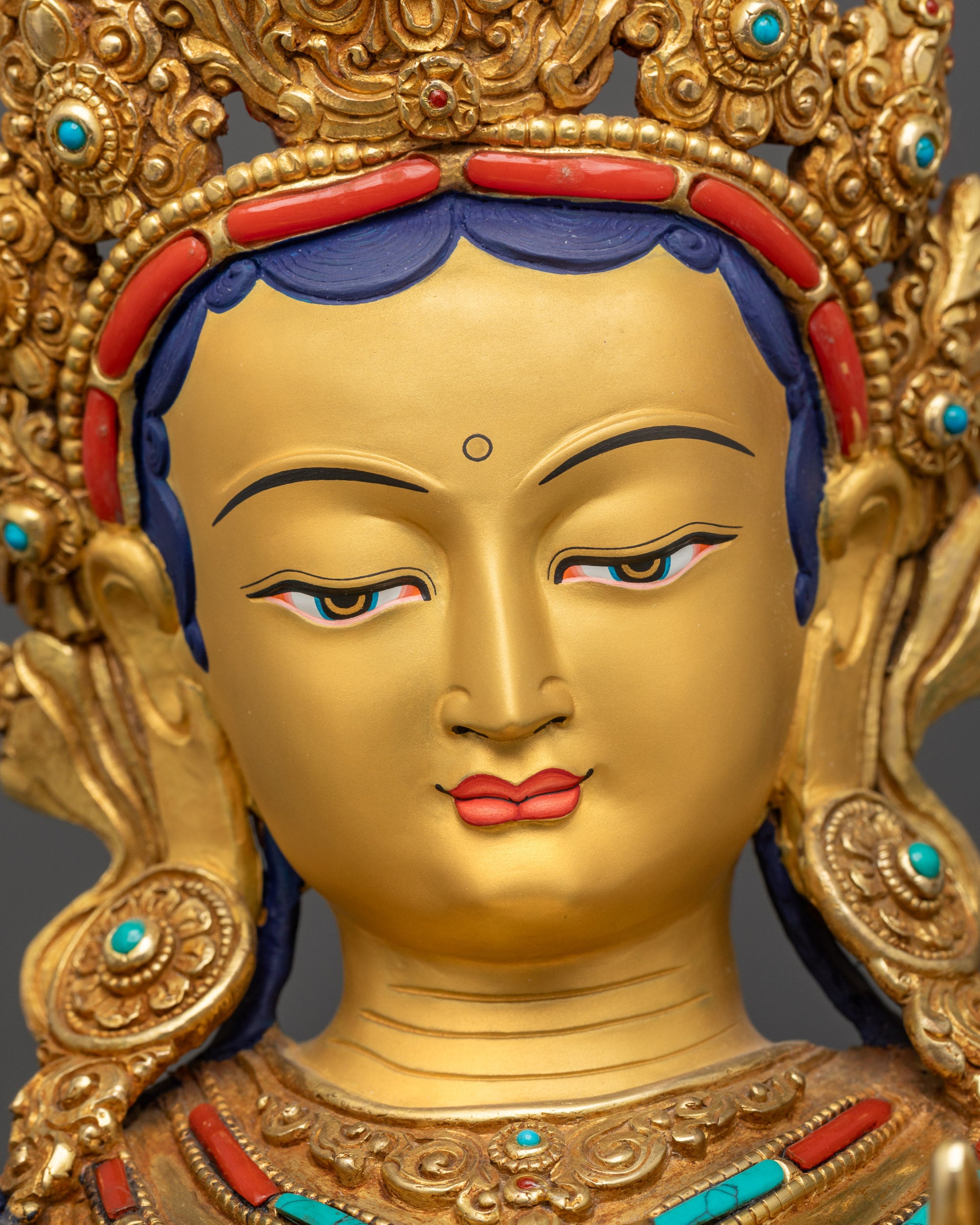 Divine Green Tara Statue | Authentic Sculpture for Spiritual Practices