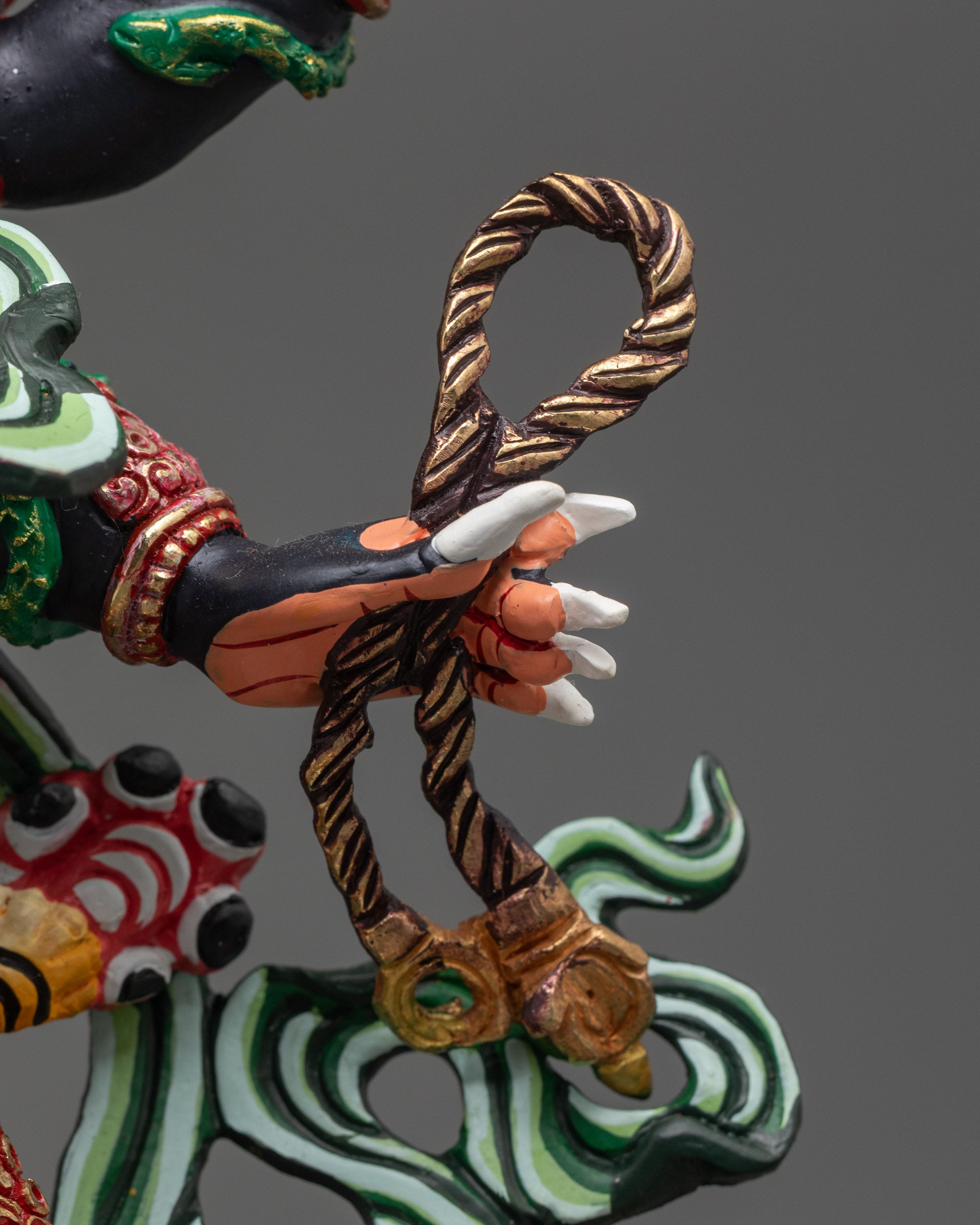 Fierce Six-Armed Mahakala Statue | Himalayan Buddhist Deity