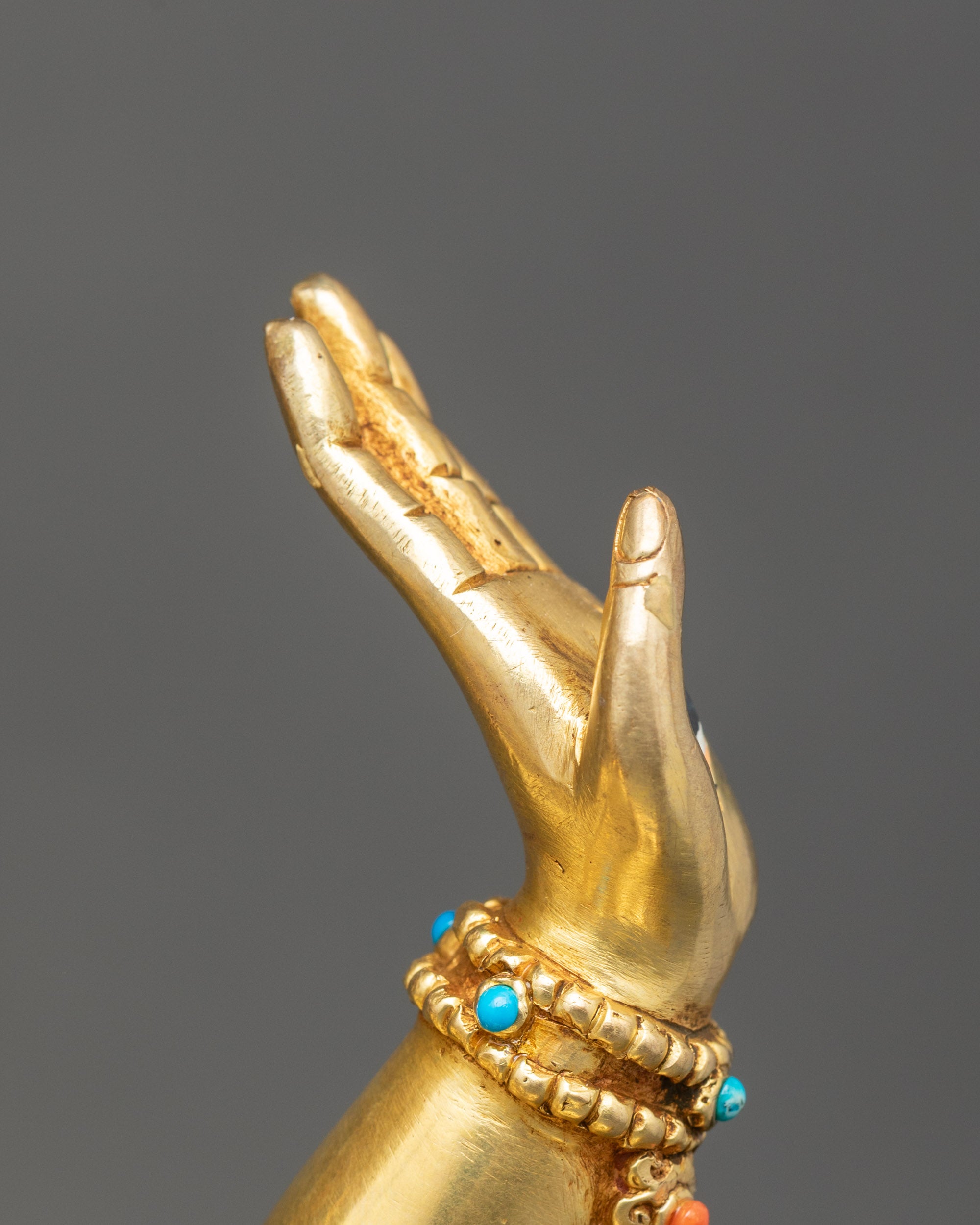 Authentic Namgyalma Statue | Three-Headed Longevity Buddha Sculpture