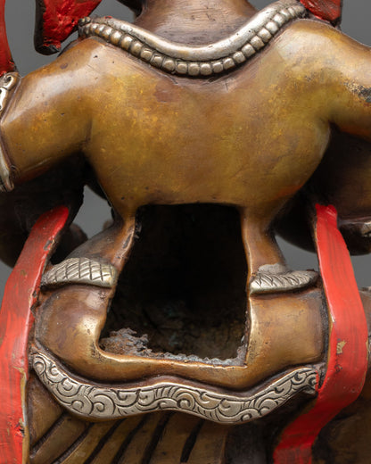 Ganesh Statue | Oxidized Copper Sculpture from Nepal