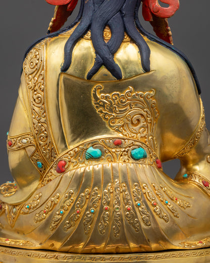 Handcrafted Statue of Guru Rinpoche | Tibetan Guru Padmasambhava Idol