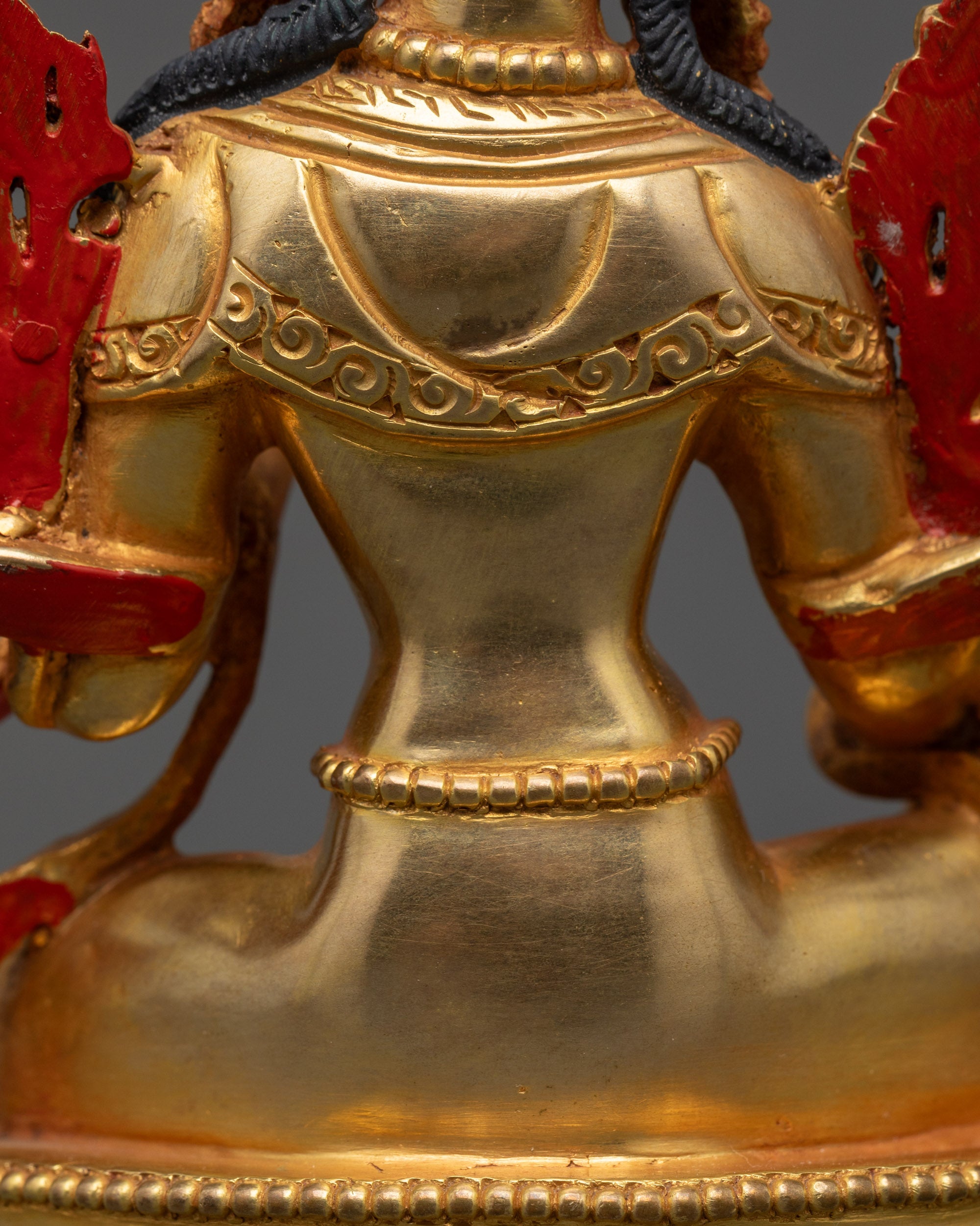 Sacred Green Tara Sculpture | Nepalese Buddhist Statue for Devotion