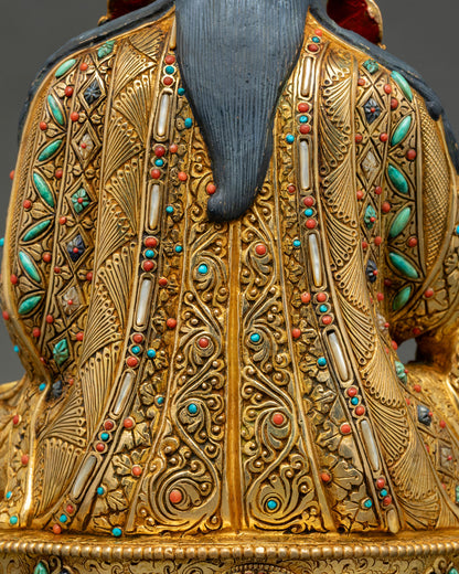 Blessings of Guru Rinpoche - Handcrafted Buddhist Statue