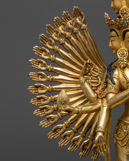 1000-Armed Chenrezig Statue | Vajrayana Bodhisattva of Compassion