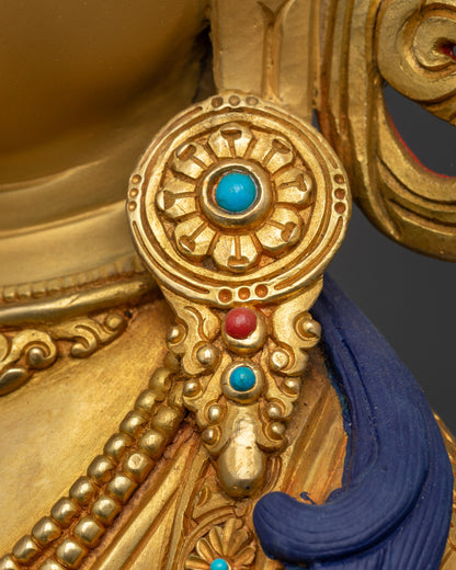 Amitayus Vajrayana Sculpture | Sacred Long Life Buddha for Home Altars