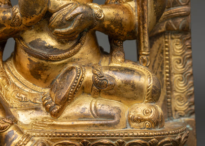 Four Armed Mahakala Statue | Antique Style Decor