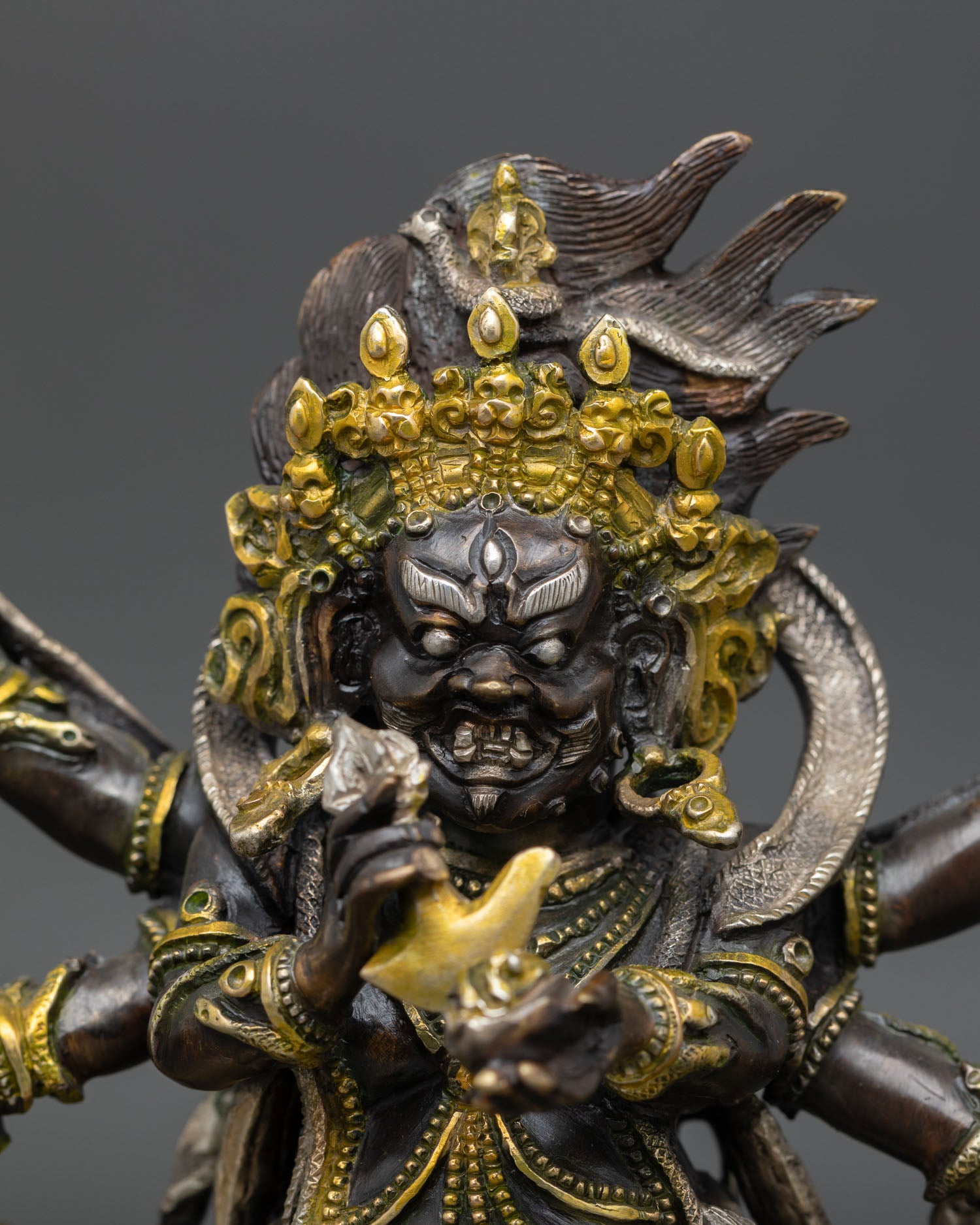 Six Arm Mahakala Statue