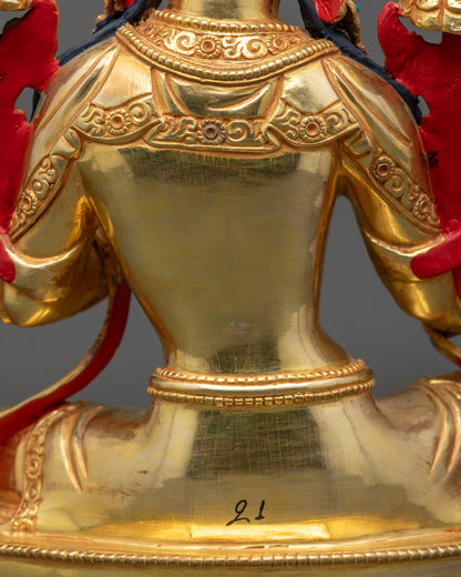 Green Tara Figurine | Traditionally Handcrafted Nepalese Statue