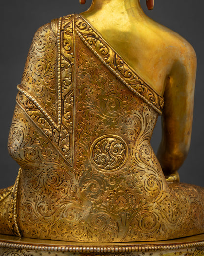 Buddha Shakyamuni Statue | Handcrafted Tibetan Buddhist Artwork