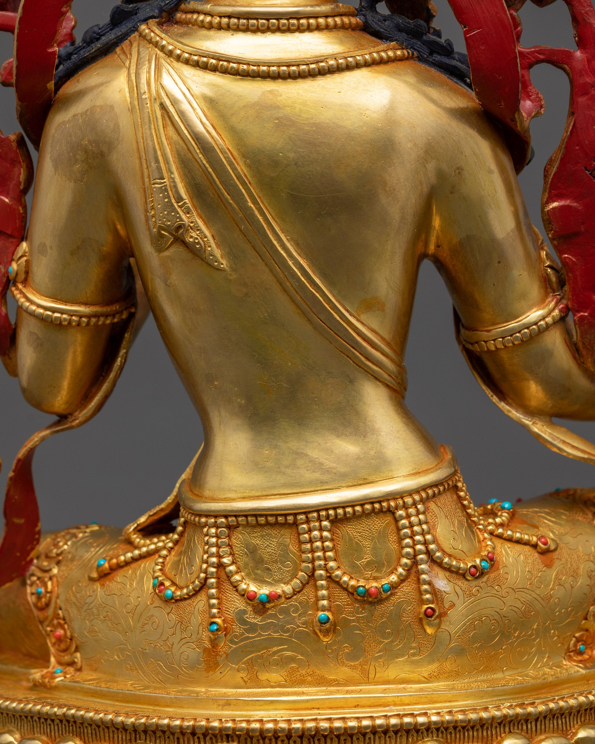 Liberator Green Tara Statue | Nepalese Handicraft for Spiritual Altar