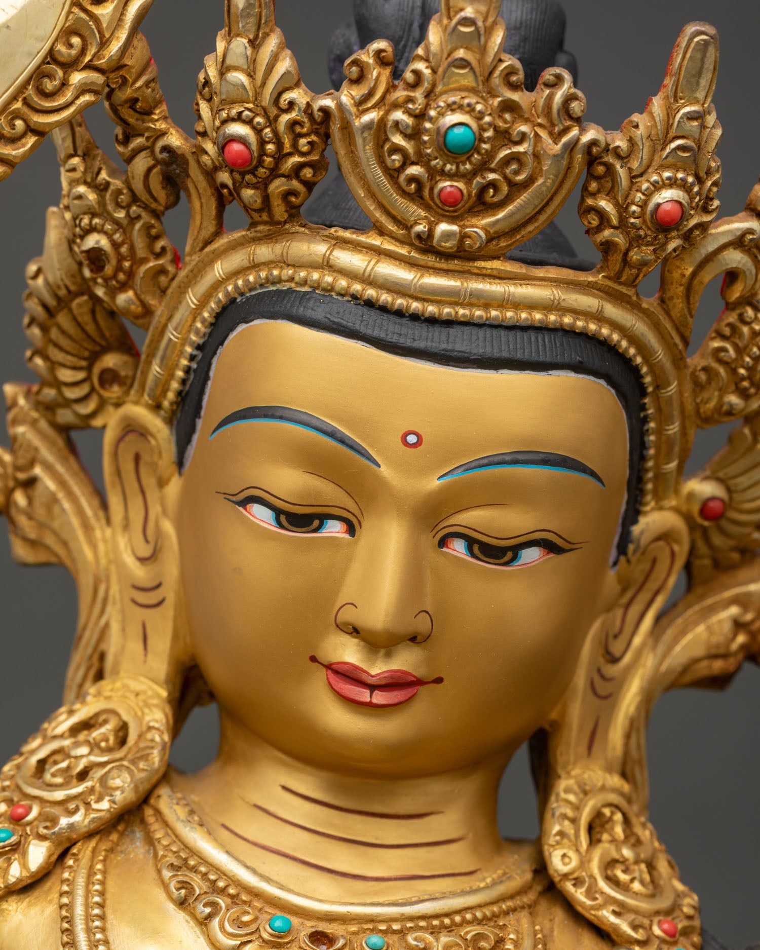 Manjushri Bodhisattva Statue – Handmade in Nepal