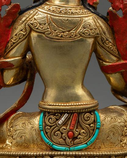 Green Tara Statue | Compassionate Female Bodhisattva