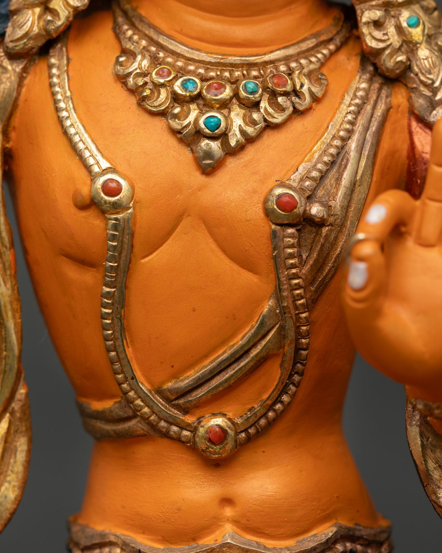 Manjushree Wisdom Deity Statue | Buddhist Spiritual Decor