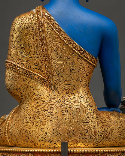 Medicine Buddha Statue | Blue Buddha of Healing & Medicine