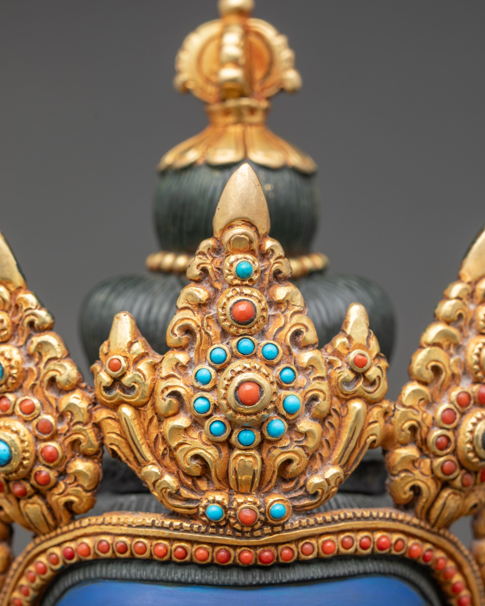 Dark Blue Vajradhara Statue | The Primordial Buddha of Tibetan Buddhism