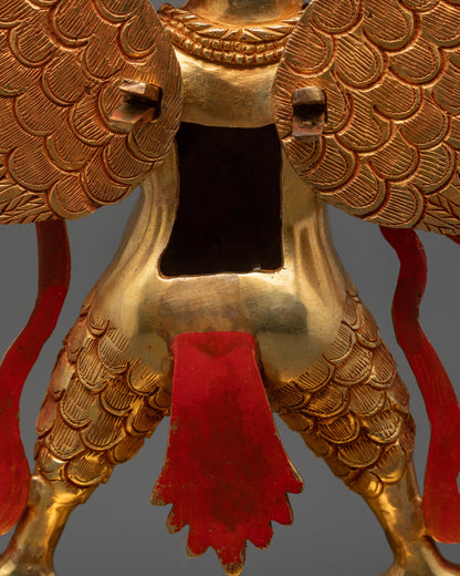 Spiritual Garuda Dev Statue | Powerful Mythical Bird Deity Artwork