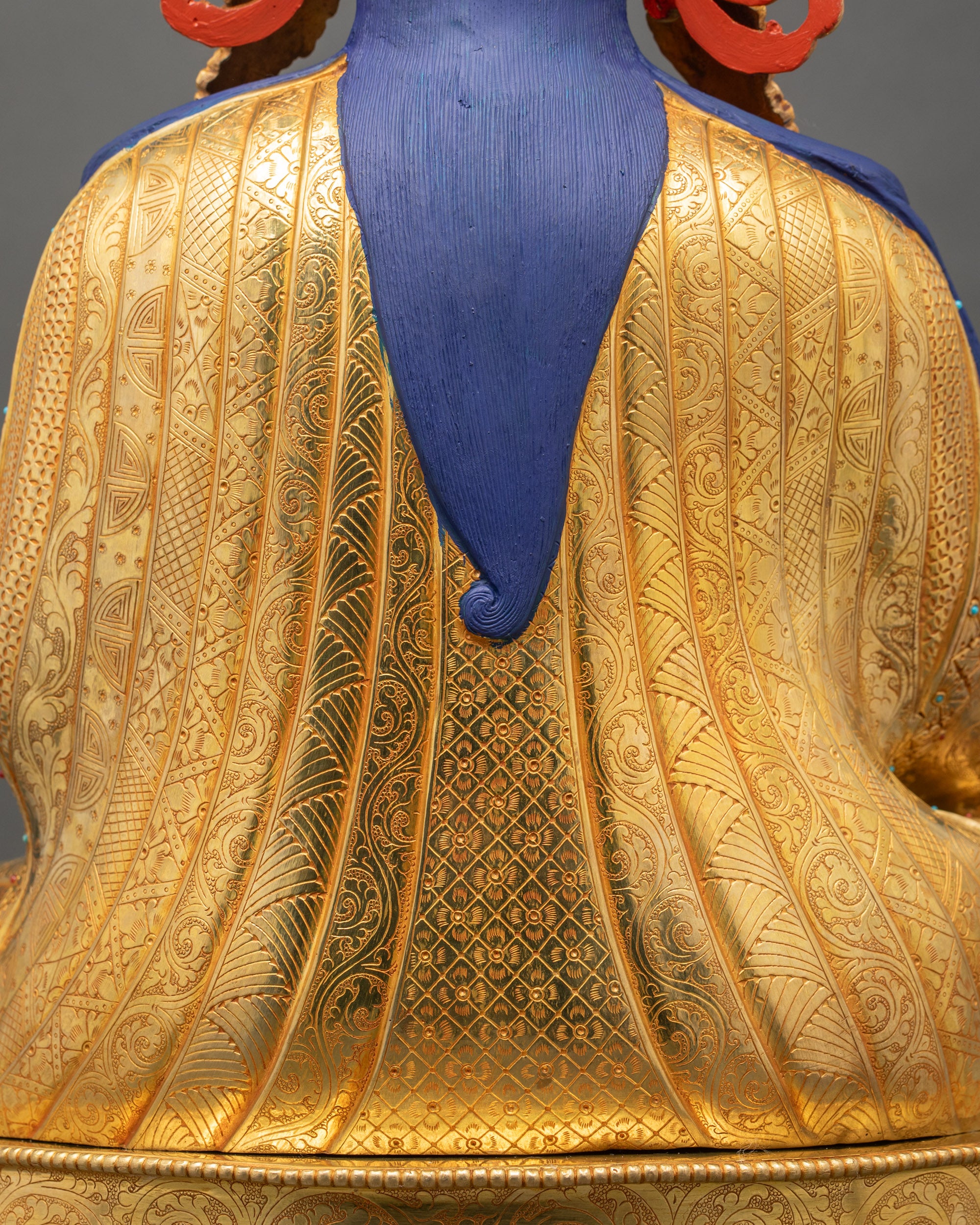 Guru Rinpoche Statue | Vajrayana Buddhist Master Figurine from Nepal