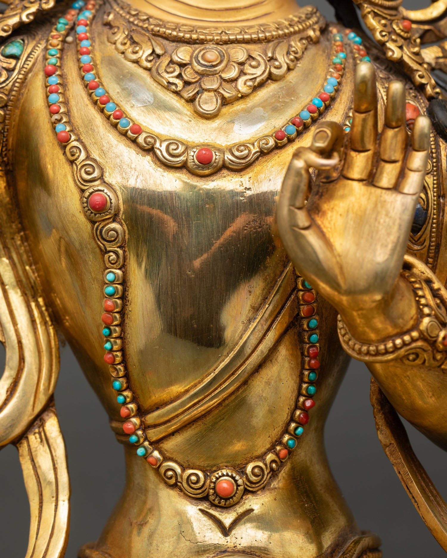 Manjushree Bodhisattva | Traditional Nepalese Buddhist Sculpture