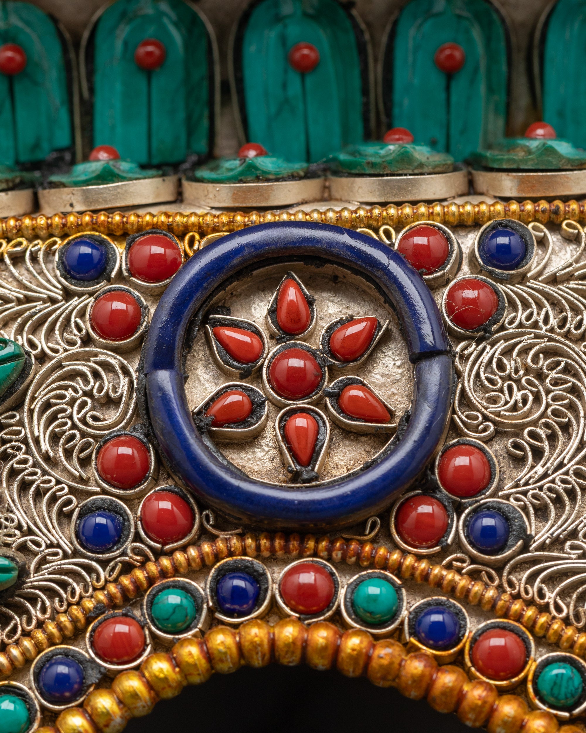 Copper Tibetan Kapala | Skull Cup for Vajrayana Buddhist Ceremonies