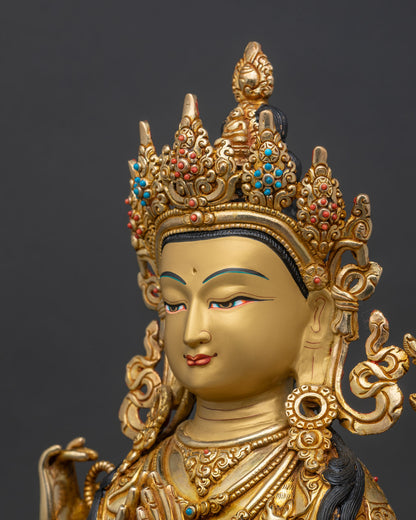 Chenrezig Statue | Buddhist Meditation Decor from Nepal