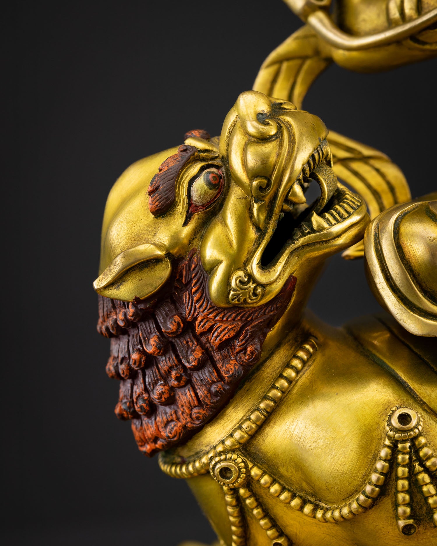 Simhanada Manjushri Statue | Prestigious Buddhist Sculpture