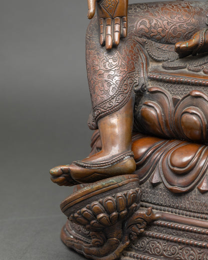Handcrafted Green Tara Idol | Meditation and Spiritual Blessings