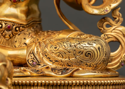 Exquisite Green Tara Statue – Fine Buddhist Sculpture