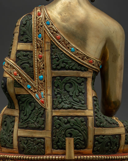 Vibrant Shakyamuni Buddha Statue – Meditation & Spiritual Decor