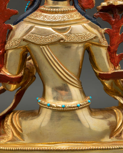 Green Tara Statue | Tibetan Buddhist Artwork