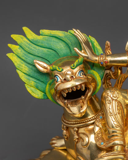 Simhanada Chenrezig | Lion-Roaring Avalokiteshvara Buddhist Sculpture