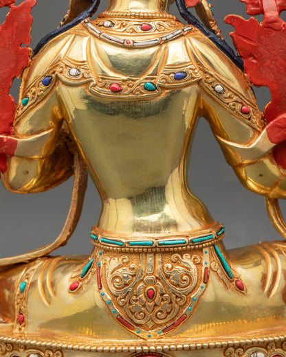 Green Tara Statue | Symbol of Swift Protection & Enlightened Action