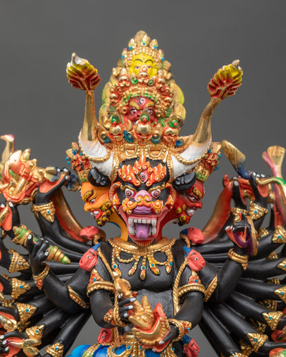 Sacred Yamantaka Statue | Wrathful Manifestation of Manjushri