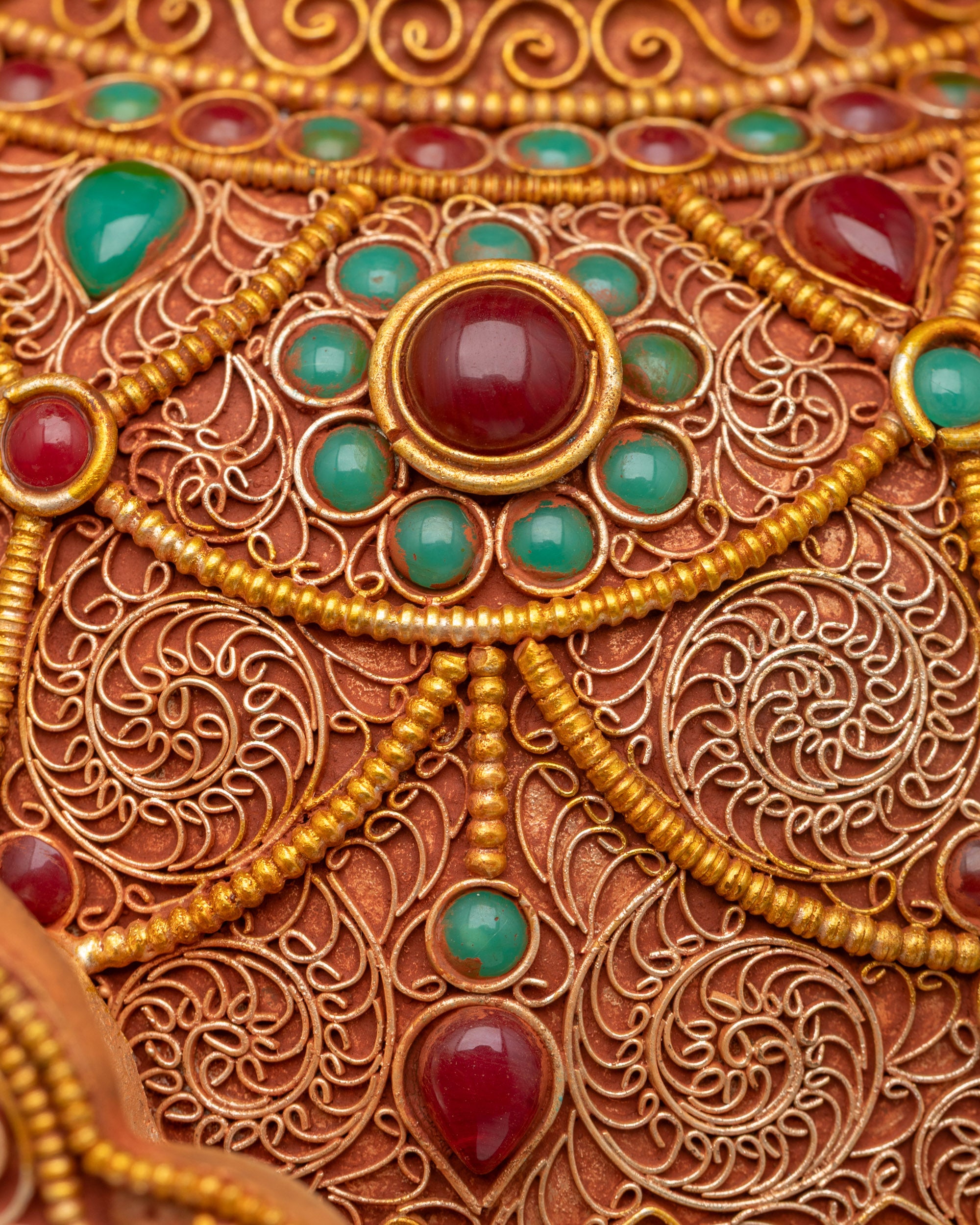 Buy Divine Copper Buddhist Stupa | Himalayan Handcrafted Sacred Relic