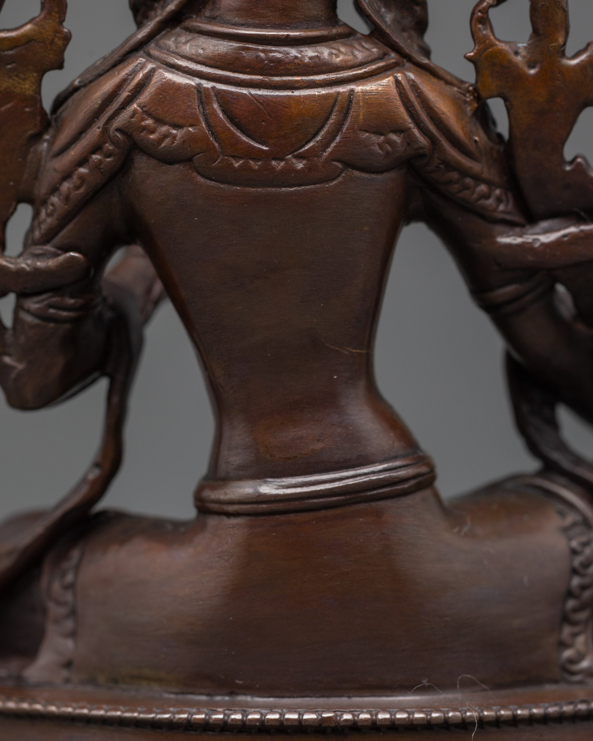 Tibetan Green Tara – Handmade Buddhist Goddess Statue for Altar