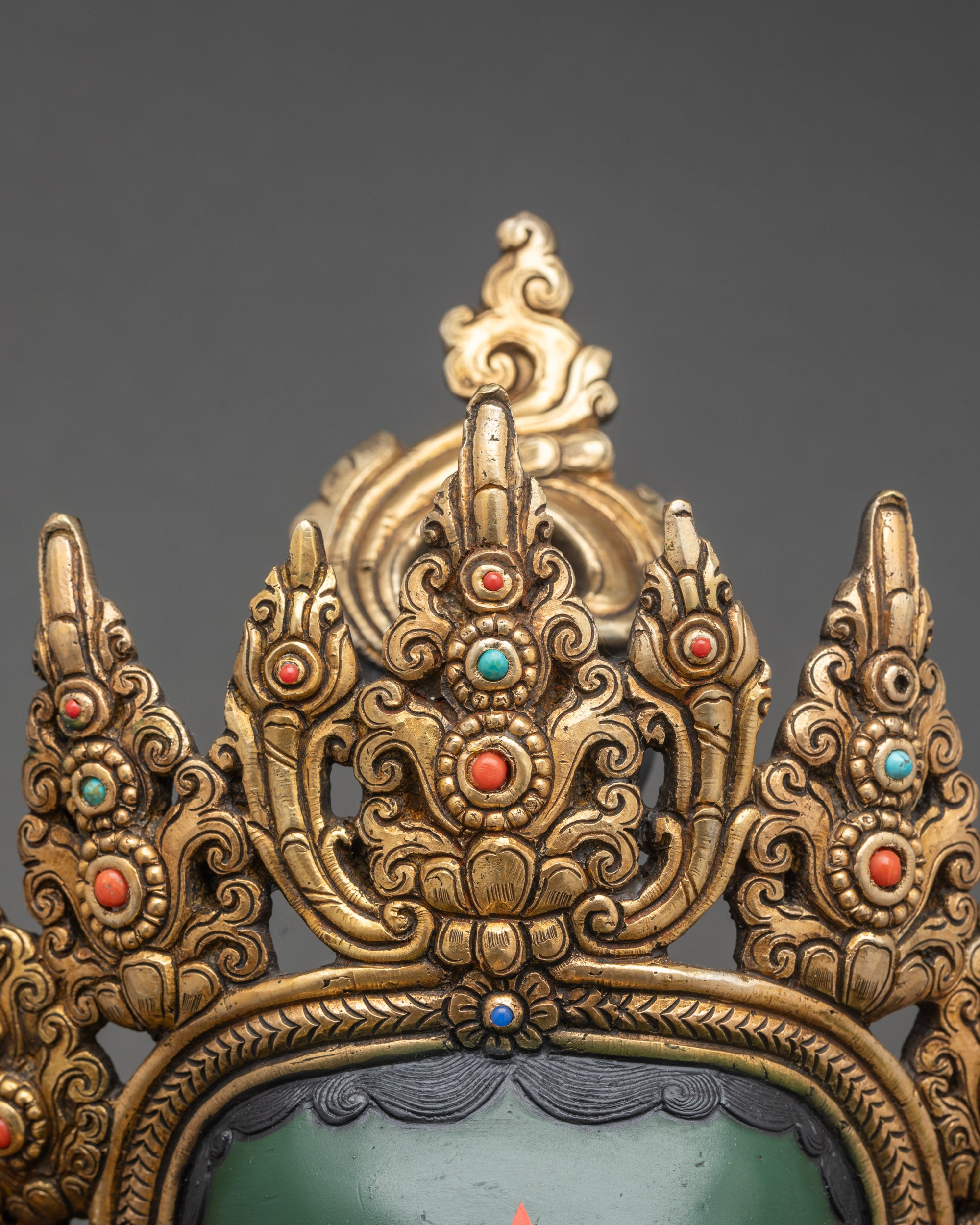 Savior Mother Green Tara Statue | Hand-painted Goddess of Compassion