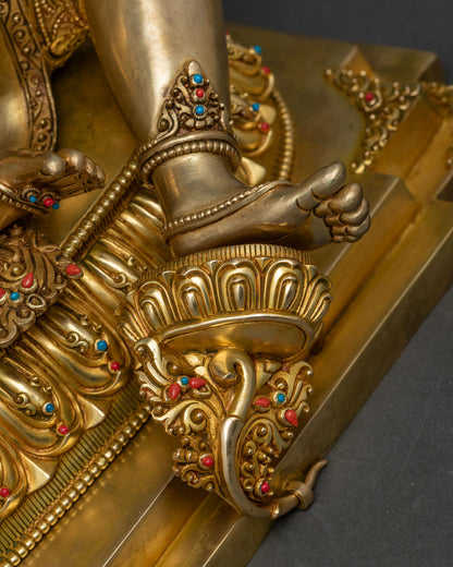Manjushri Statue Seated in Lalitasana | Bodhisattva of Wisdom