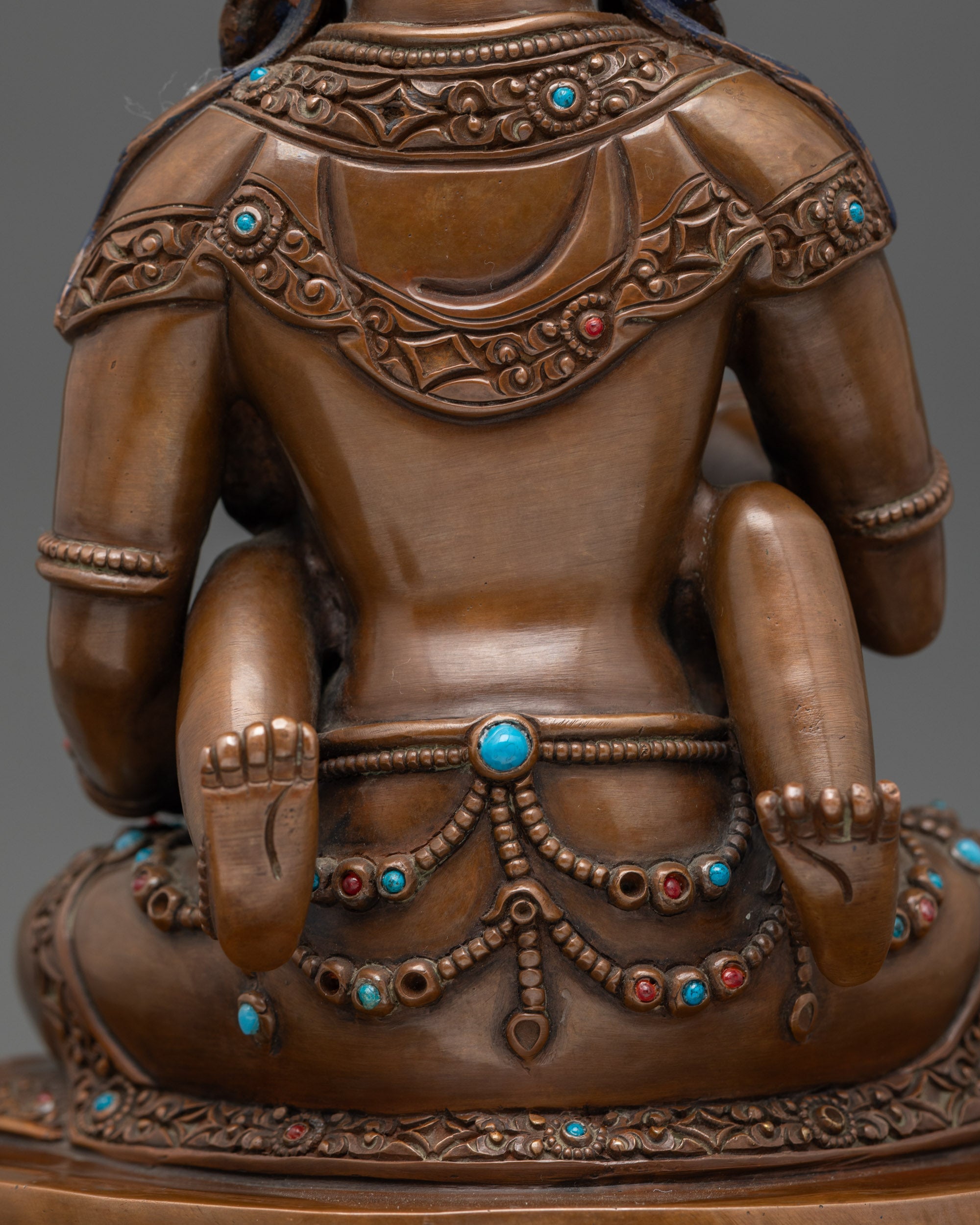 Tibetan Vajrasattva and Consort – Handcrafted Yab-Yum Statue
