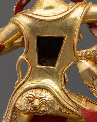Statue of Troma Nagmo | Tibetan Wrathful Female Protector Deity