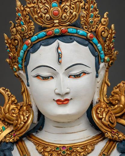 White Tara Statue