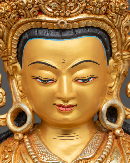 Guru Rinpoche Set Statue for Spiritual Clarity and Protection