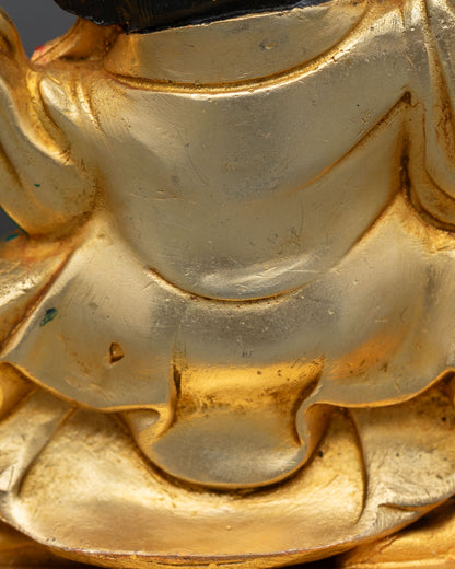 Black Cloak Mahakala Statue – Sacred Buddhist Protector