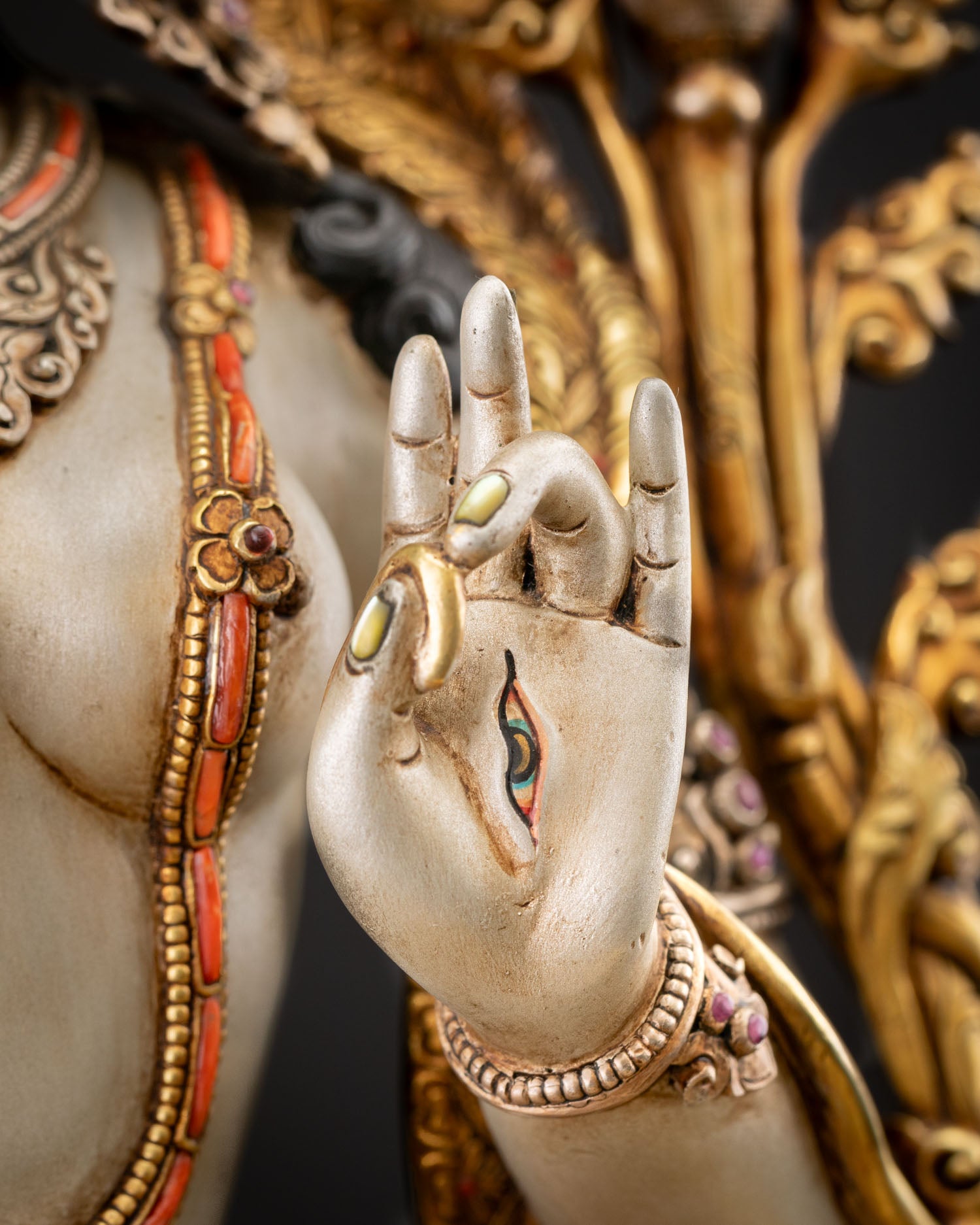 White Tara Statue | Buddhist Art of Compassion and Longevity