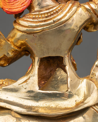 Palden Lhamo Meditation Statue | Nepalese Protector Goddess Idol