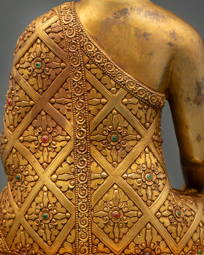 Medicine Buddha | 24K Gold Gilded Healing Buddha Statue