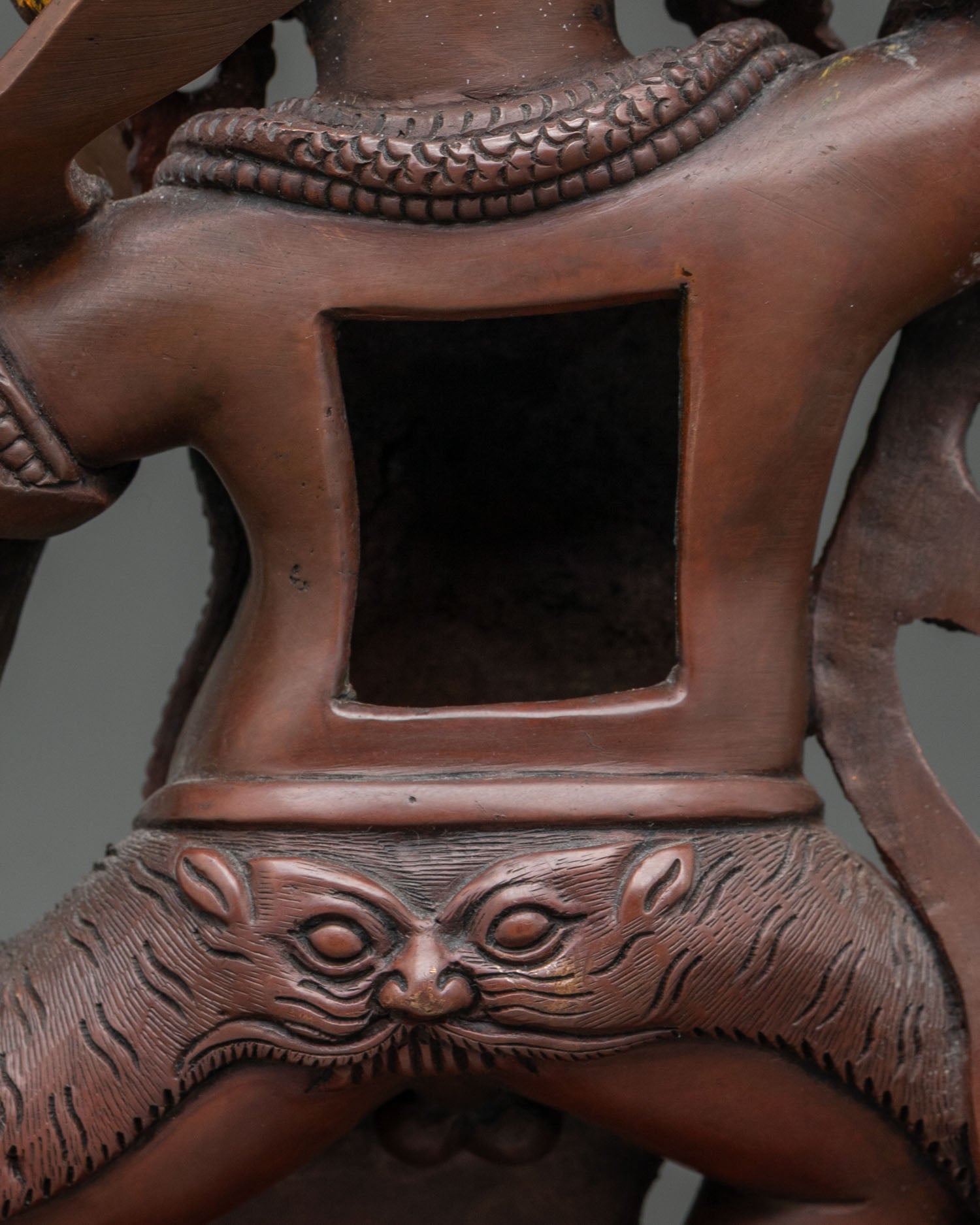 Oxidized Vajrapani Statue | Protector of Buddha's Teachings